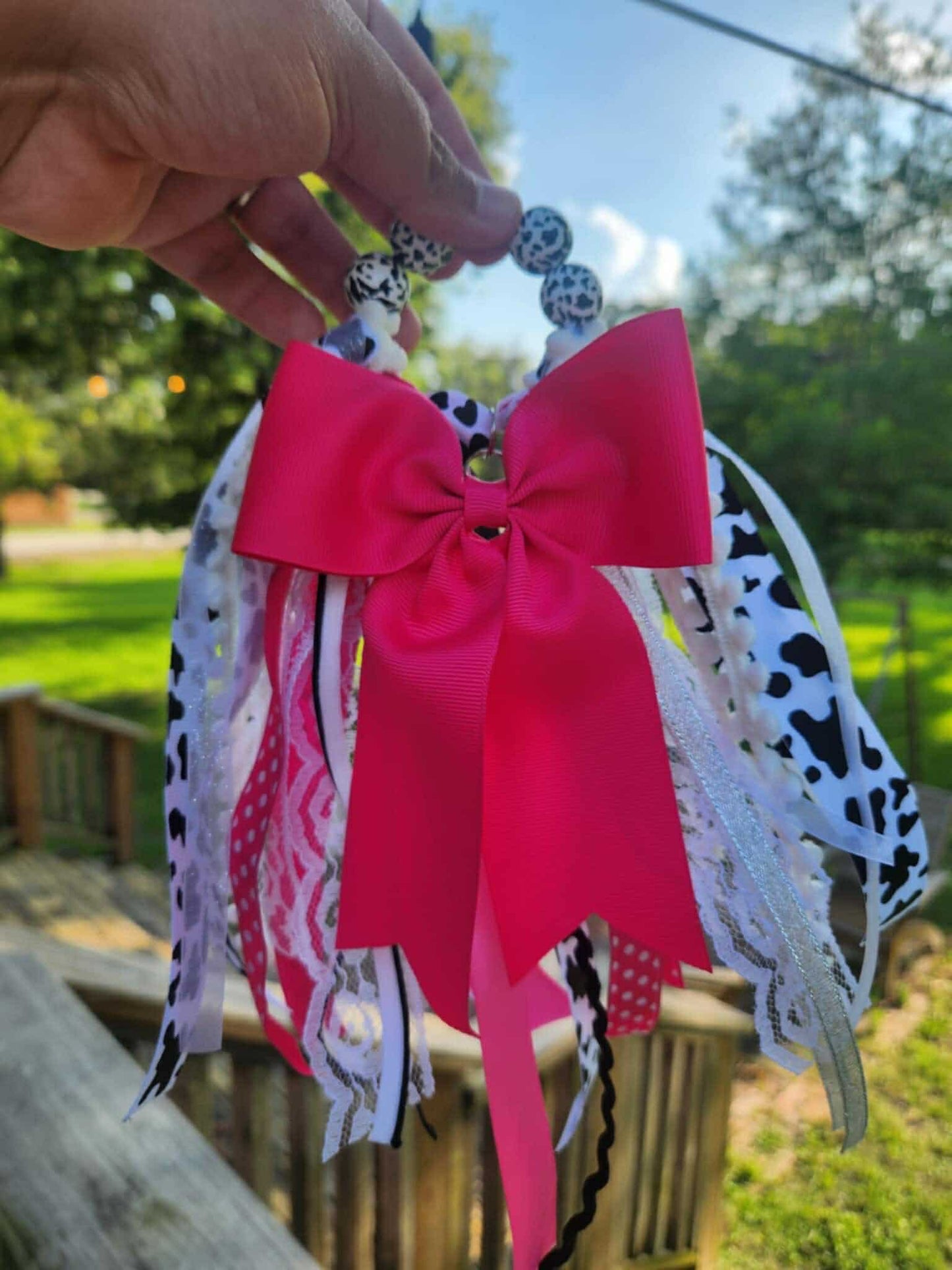 Pink Bow/Cow