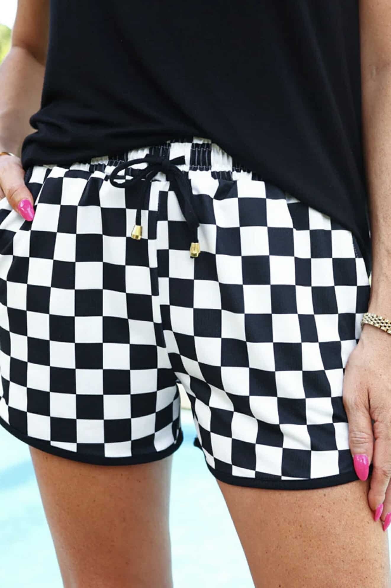 Checkered Shorts