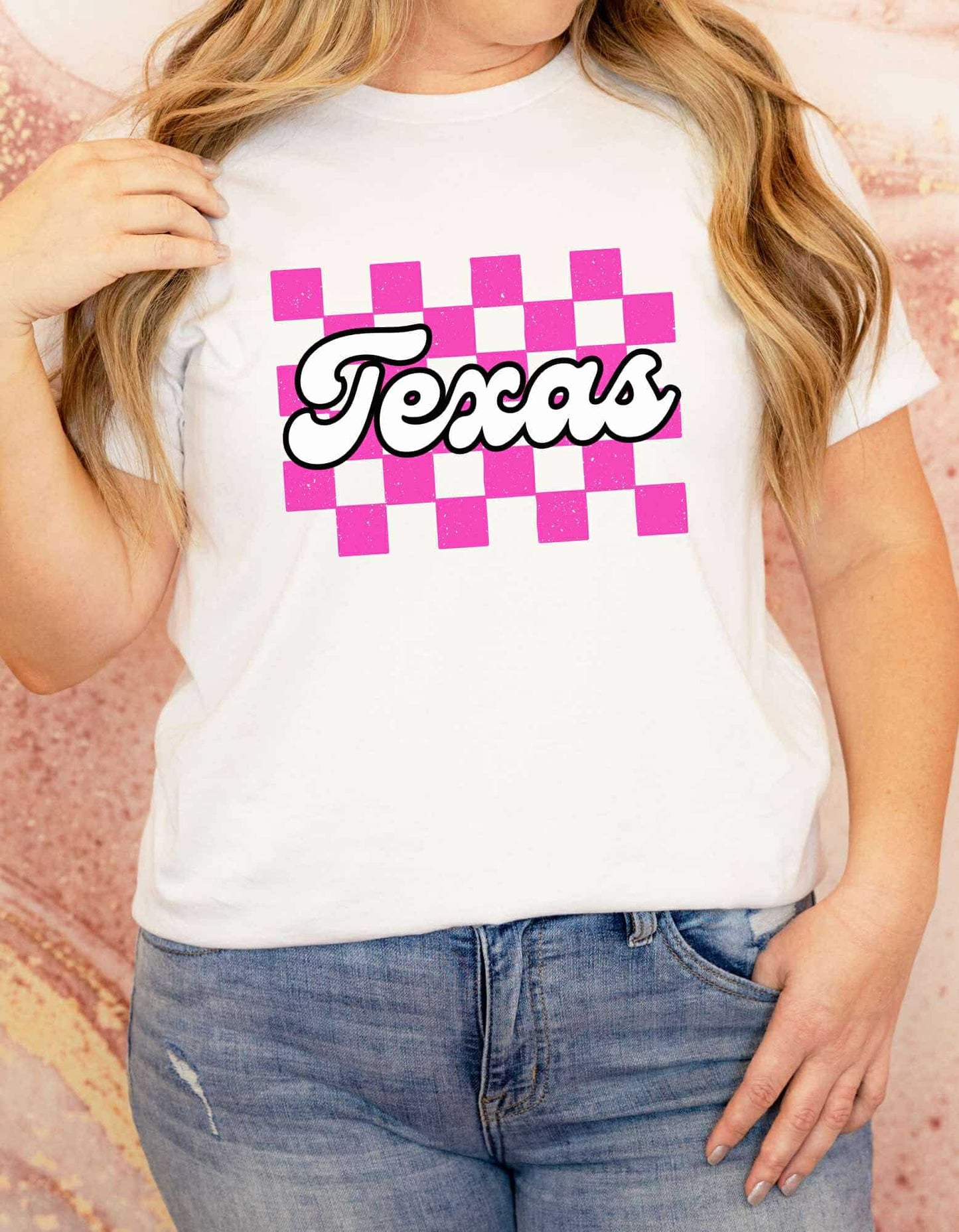 Texas Pink Check